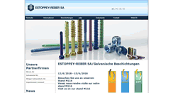 Desktop Screenshot of estoppey.ch