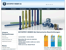 Tablet Screenshot of estoppey.ch